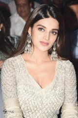 Nidhhi Agerwal at Savyasachi Movie Pre Release Event